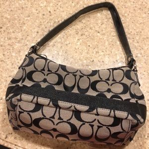 Small black coach bag